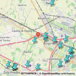 Mappa Via degli Alberelli, 40132 Bologna BO, Italia (3.551)