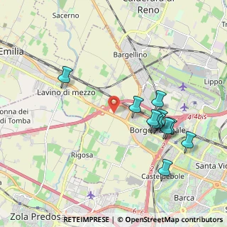Mappa Via degli Alberelli, 40132 Bologna BO, Italia (2.01182)