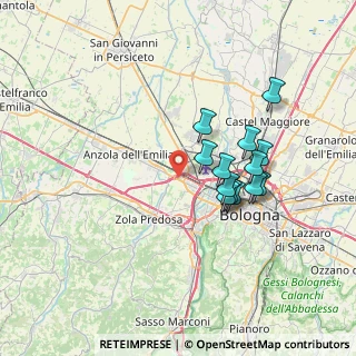 Mappa Via Alberelli, 40132 Bologna BO, Italia (6.12462)