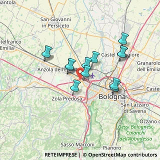 Mappa Via Alberelli, 40132 Bologna BO, Italia (6.10385)