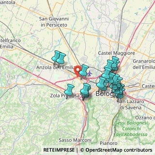 Mappa Via Alberelli, 40132 Bologna BO, Italia (6.8135)
