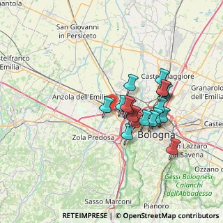 Mappa Via degli Alberelli, 40132 Bologna BO, Italia (5.72111)