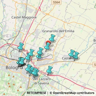 Mappa Via Leonida Bertolazzi, 40127 Bologna BO, Italia (4.8735)