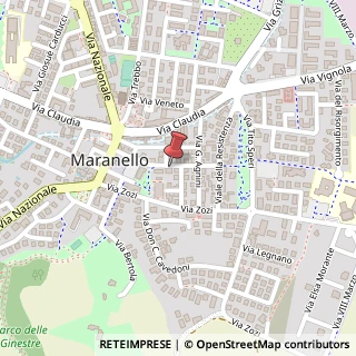 Mappa Viale Ingegner C. Stradi, 18, 41053 Maranello, Modena (Emilia Romagna)