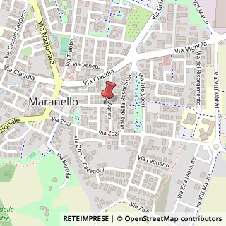 Mappa Via Ing. Carlo Stradi, 8, 41053 Maranello, Modena (Emilia Romagna)