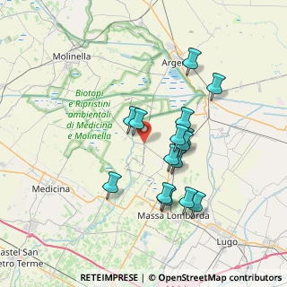 Mappa Via Benelli, 48017 Conselice RA, Italia (6.46933)