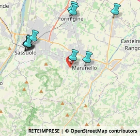 Mappa Via del Castello, 41042 Fiorano Modenese MO, Italia (4.75182)