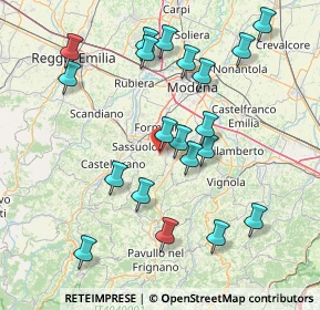 Mappa Via del Castello, 41042 Fiorano Modenese MO, Italia (16.4095)