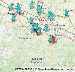 Mappa Via del Castello, 41042 Fiorano Modenese MO, Italia (15.98167)