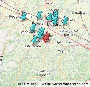 Mappa Via del Castello, 41042 Fiorano Modenese MO, Italia (12.37933)