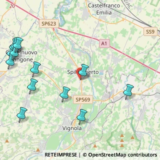 Mappa Via Sardegna, 41057 Spilamberto MO, Italia (6.32)