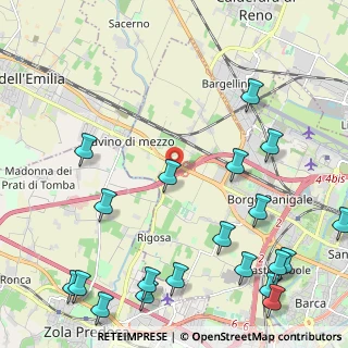 Mappa A14 - Autostrada Adriatica, 40132 Bologna BO, Italia (3.111)