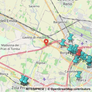Mappa A14 - Autostrada Adriatica, 40132 Bologna BO, Italia (3.5045)