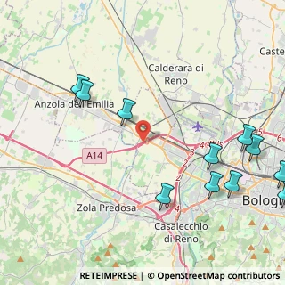 Mappa A14 - Autostrada Adriatica, 40132 Bologna BO, Italia (5.64364)