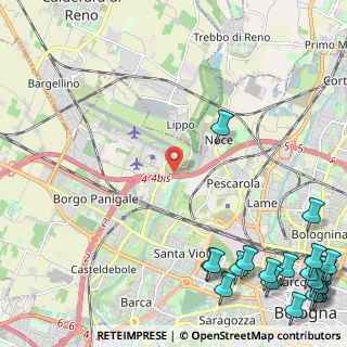 Mappa Tangenziale Nord Bologna, 40132 Bologna BO, Italia (3.9585)