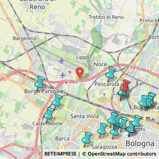 Mappa Tangenziale Nord Bologna, 40132 Bologna BO, Italia (3.3135)