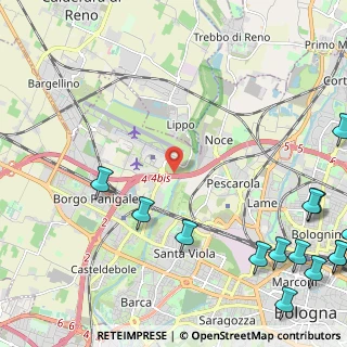 Mappa Tangenziale Nord Bologna, 40132 Bologna BO, Italia (3.74133)