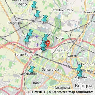 Mappa Tangenziale Nord Bologna, 40132 Bologna BO, Italia (2.28364)