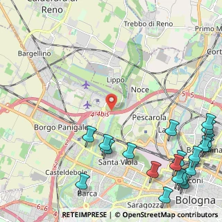 Mappa Tangenziale Nord Bologna, 40132 Bologna BO, Italia (3.4215)