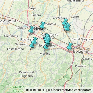 Mappa Piazza Augusto Bianchini, 41057 Spilamberto MO, Italia (9.595)