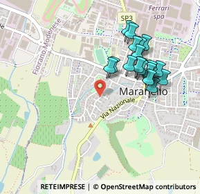 Mappa Via Giuseppe Graziosi, 41053 Maranello MO, Italia (0.4525)