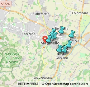 Mappa Via Giuseppe Graziosi, 41053 Maranello MO, Italia (1.33545)