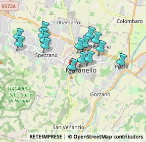 Mappa Via Giuseppe Graziosi, 41053 Maranello MO, Italia (1.74933)