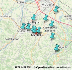 Mappa Via Giuseppe Graziosi, 41053 Maranello MO, Italia (5.73214)