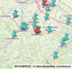 Mappa Via Giuseppe Graziosi, 41053 Maranello MO, Italia (8.8995)