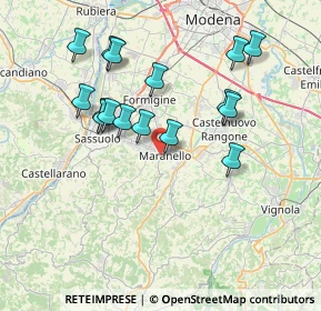 Mappa Via Giuseppe Graziosi, 41053 Maranello MO, Italia (7.255)
