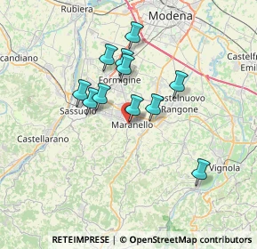 Mappa Via Giuseppe Graziosi, 41053 Maranello MO, Italia (5.80818)
