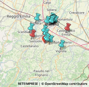 Mappa Via Giuseppe Graziosi, 41053 Maranello MO, Italia (11.085)
