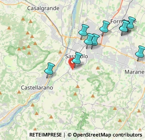Mappa Via L. Ariosto, 41049 Sassuolo MO, Italia (4.86545)