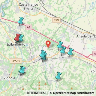 Mappa Via Vanotto, 40053 Valsamoggia BO, Italia (4.70769)