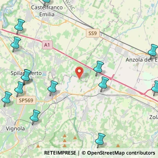 Mappa Via Vanotto, 40053 Valsamoggia BO, Italia (6.69143)