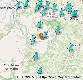 Mappa SP 63, 42030 Vezzano sul Crostolo RE, Italia (10.5365)