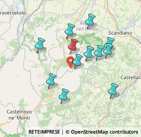 Mappa SP 63, 42030 Vezzano sul Crostolo RE, Italia (6.76417)