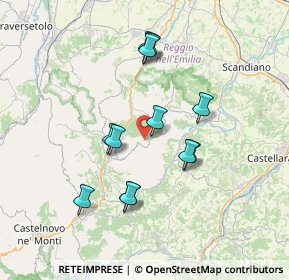 Mappa SP 63, 42030 Vezzano sul Crostolo RE, Italia (6.55)