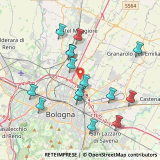 Mappa Via Romita, 40128 Bologna BO, Italia (4.17333)