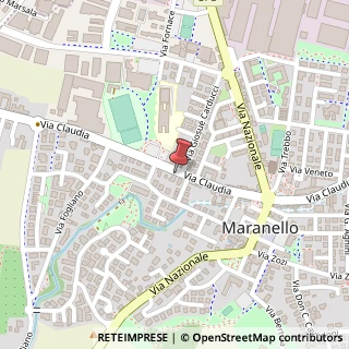 Mappa Via Claudia, 213, 41053 Maranello, Modena (Emilia Romagna)