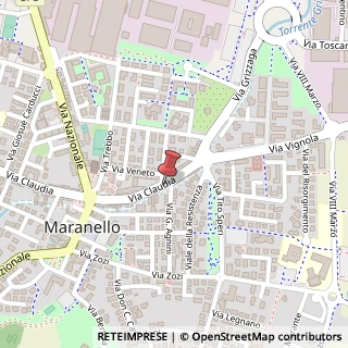 Mappa Via Claudia, 55, 41053 Maranello, Modena (Emilia Romagna)