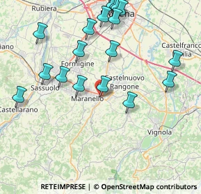 Mappa Via Giuseppe Verdi, 41053 Maranello MO, Italia (9.7225)