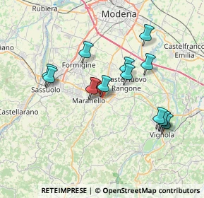 Mappa Via Giuseppe Verdi, 41053 Maranello MO, Italia (6.76714)