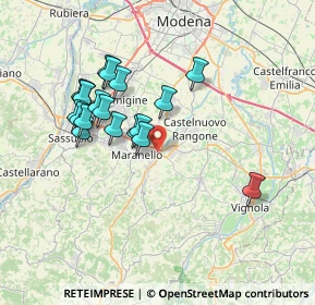 Mappa Via Giuseppe Verdi, 41053 Maranello MO, Italia (6.78105)