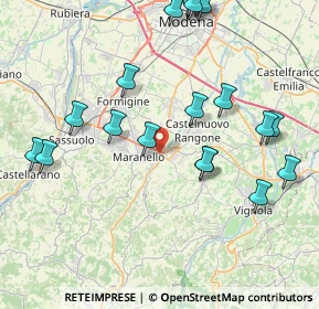 Mappa Via Giuseppe Verdi, 41053 Maranello MO, Italia (9.657)