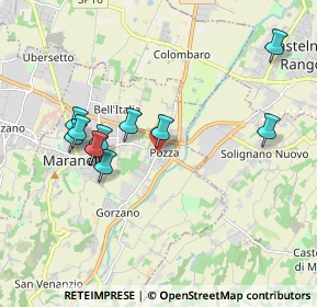 Mappa Via Giuseppe Verdi, 41053 Maranello MO, Italia (1.84636)