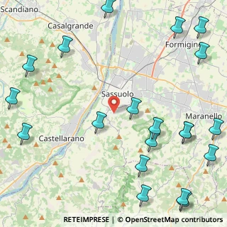 Mappa Viale Verga, 41049 Sassuolo MO, Italia (6.4725)