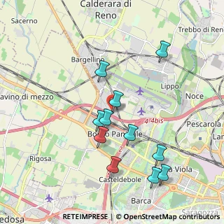 Mappa Via della Salute, 40132 Bologna BO, Italia (1.90364)