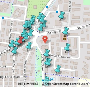 Mappa Via Camillo Prampolini, 41053 Maranello MO, Italia (0.125)