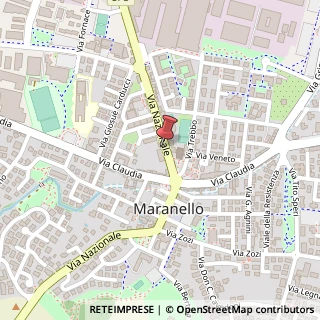 Mappa Via Nazionale, 104, 41053 Maranello, Modena (Emilia Romagna)